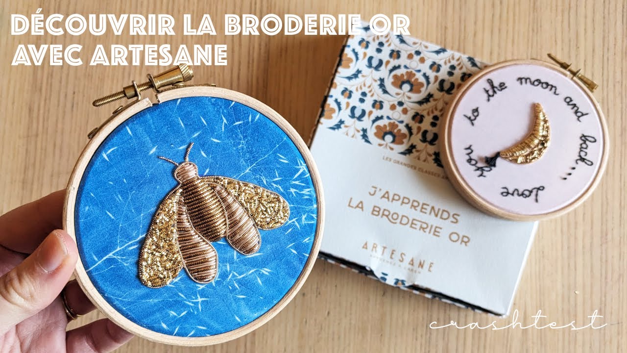 Découvrir la broderie or grace à #artesane
