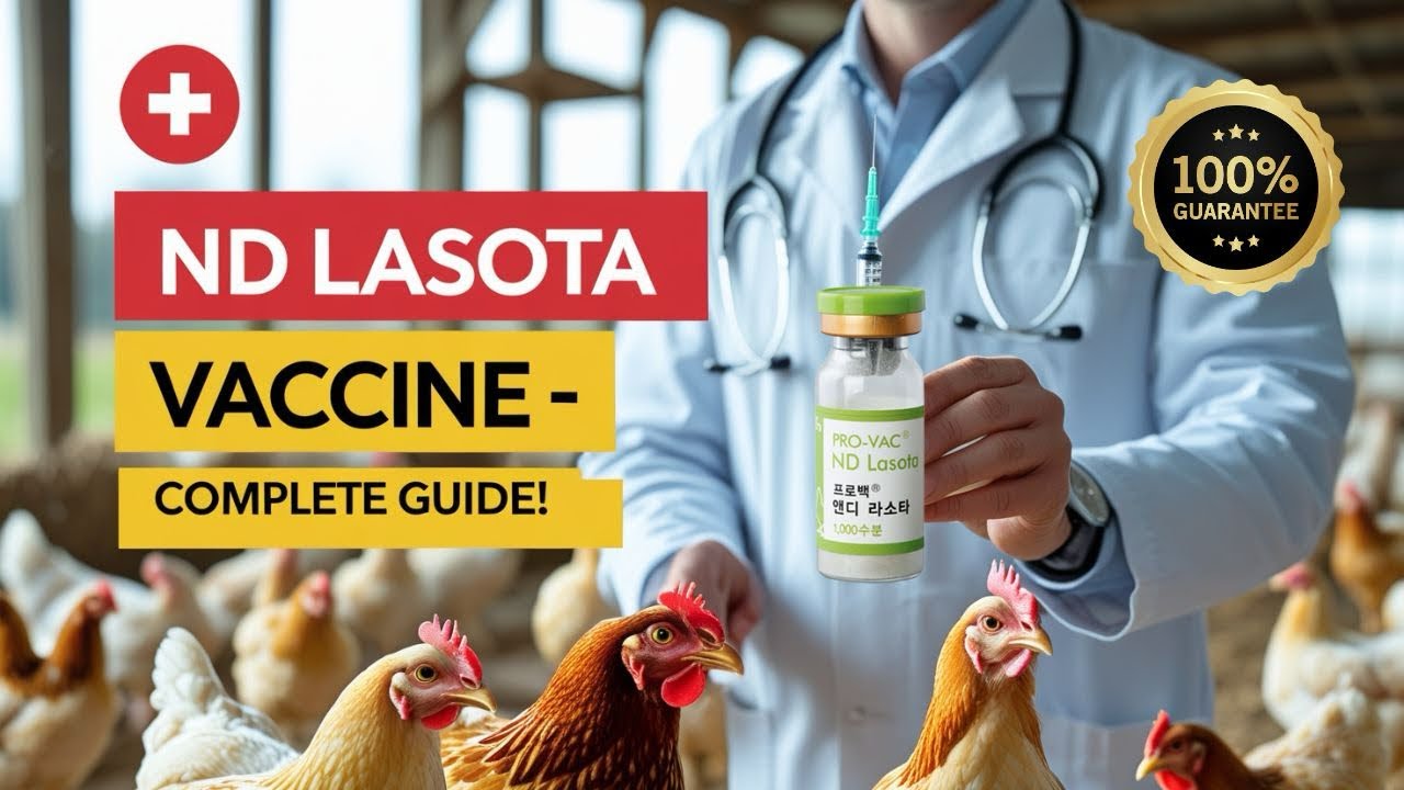 ND LaSota Vaccine | Complete Guide for Poultry Farmers (Dosage, Use & Benefits)