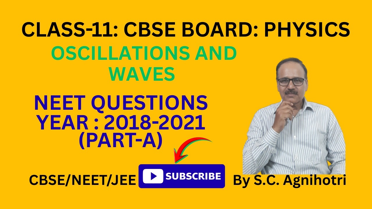 NEET QUESTIONS-OSCILLATIONS QND WAVES-PART-A(2018-2021)