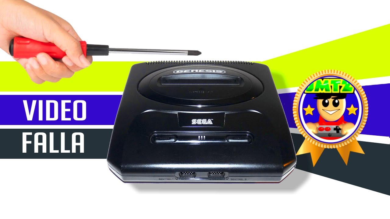 COMO REPARAR SEGA GENESIS NO DA VIDEO