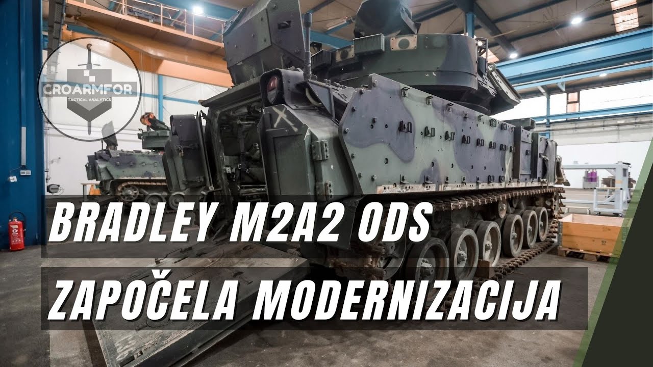 CROARMFOR 68 Započela modernizacija Bradley M2A2 ODS ĐĐSV za OSRH | Hrvatska Vojska | Croatian Army