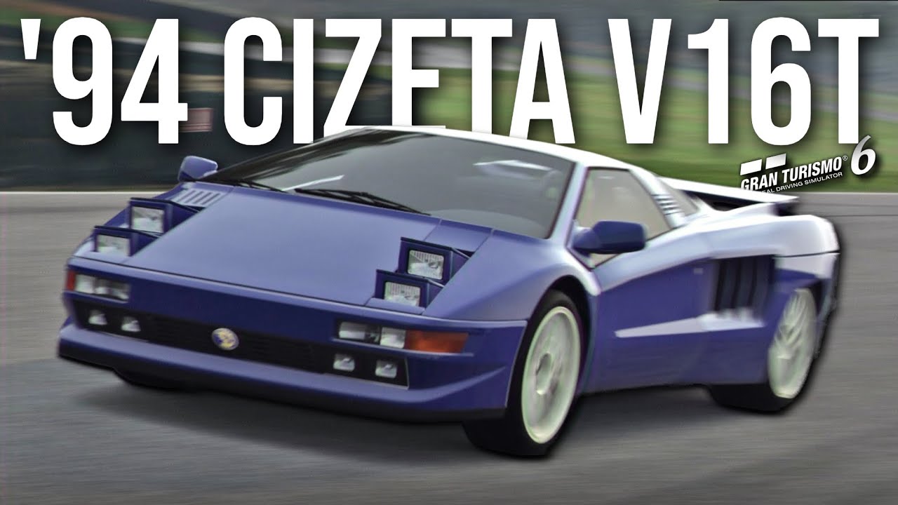 Gran Turismo 6 | 1994 Cizeta V16T Review | GT6 Revisited
