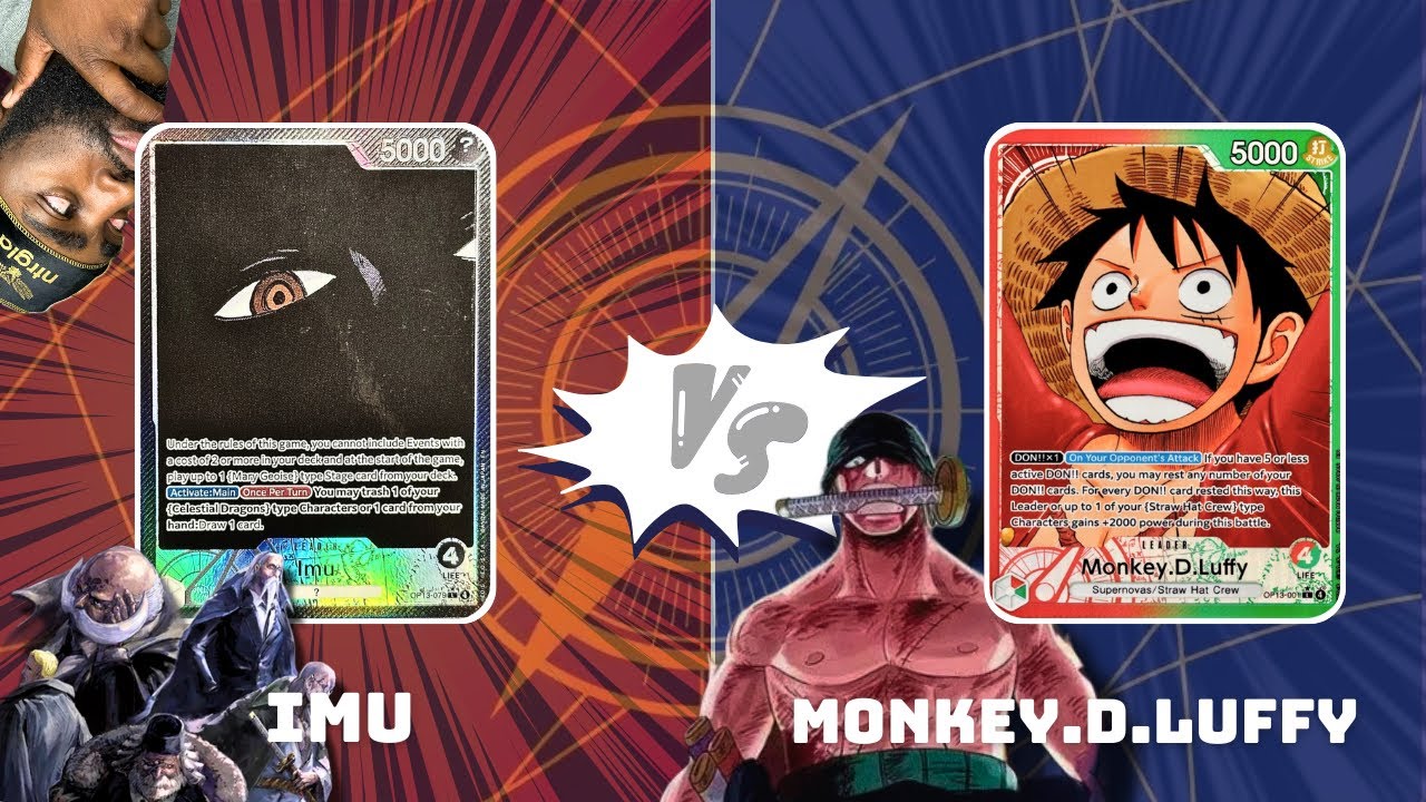 iMu VS Red Green Luffy | Onepiece OP14 Gameplay | ​@OfficialForeignRax 