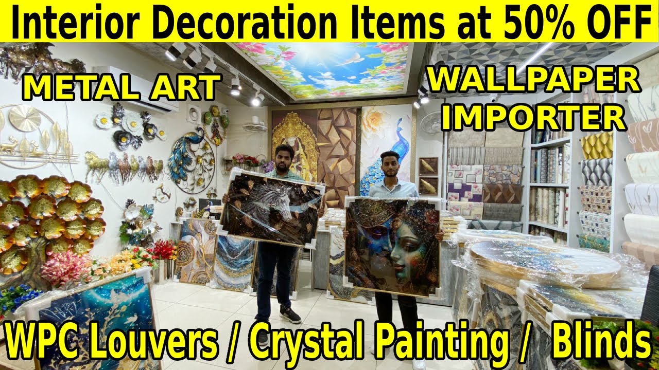 Diwali Offer: Exclusive Range of Crystal Painting. Latest variety of Wallpaper. Graceful Home Decor.