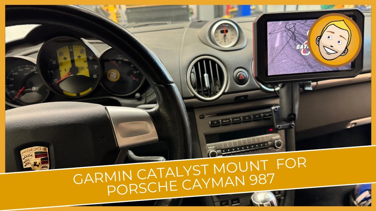 Garmin Catalyst Installation and Mount in a Porsche Cayman 987