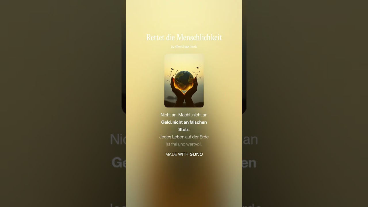Rettet die Menschlichkeit