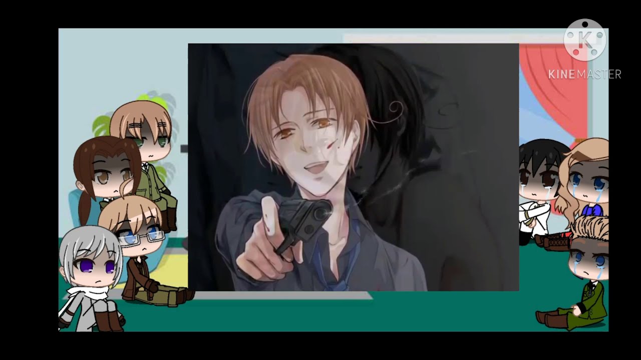 Hetalia react to sad Italy and Romano (Spamano and Gerita)