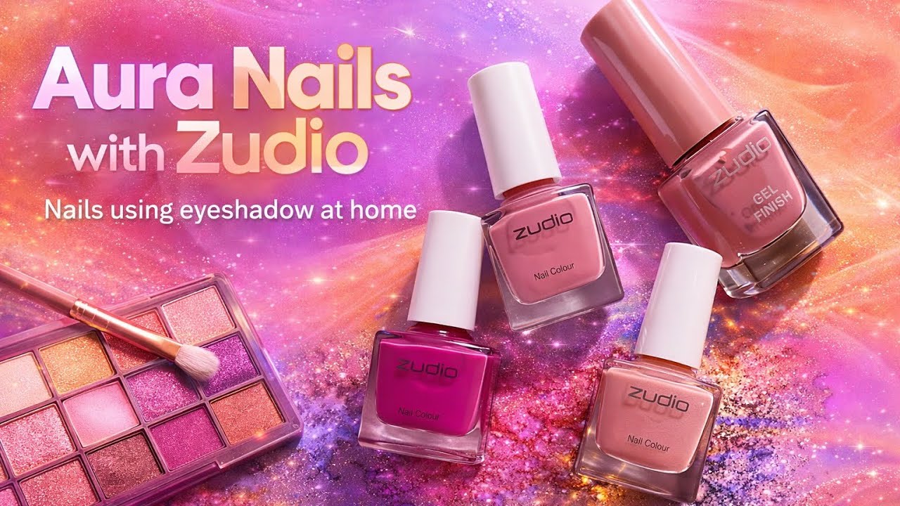 Aura Nails at home with Zudio Nail Paints
