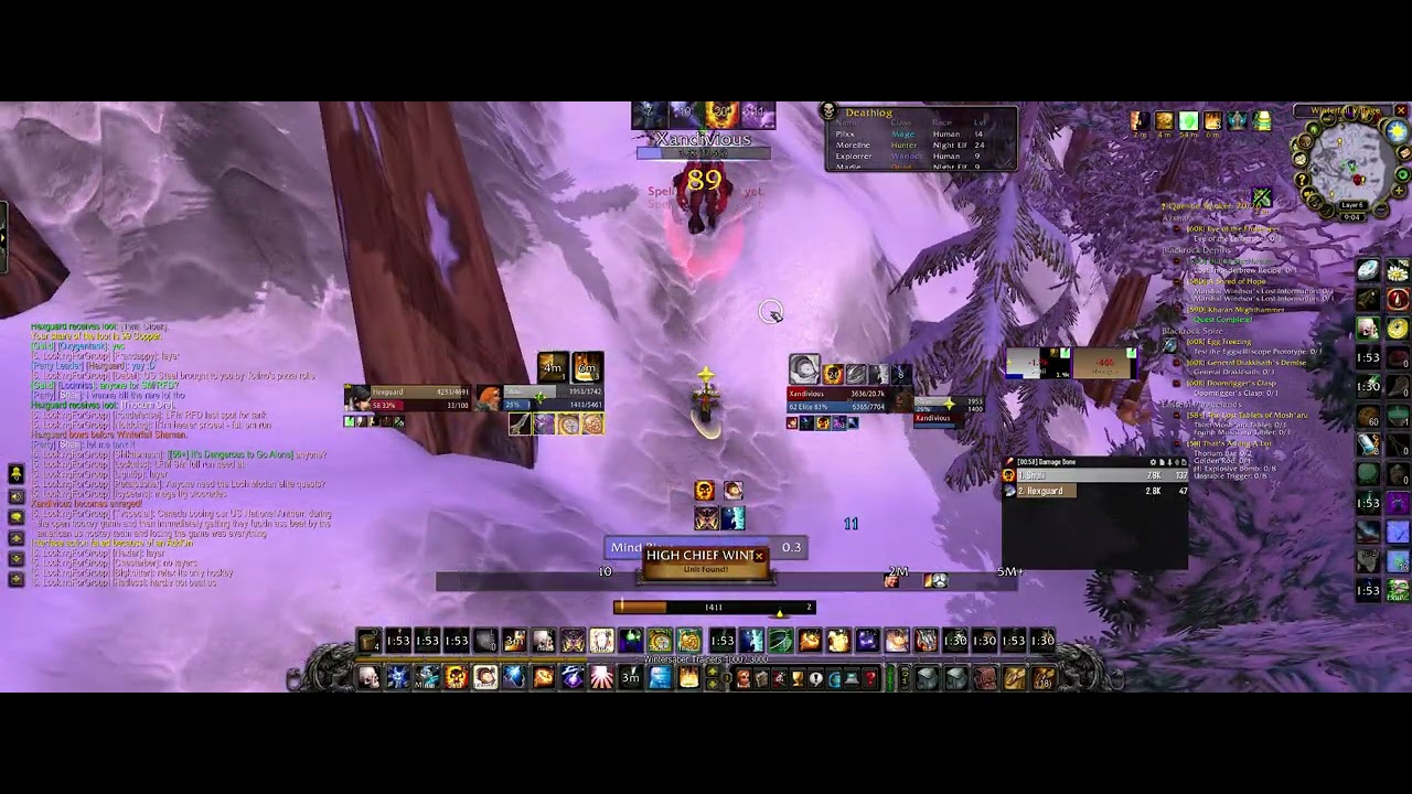 Xandivious Demon Lord - Priest POV plus 59 horde mage - alliance/horde co-opt