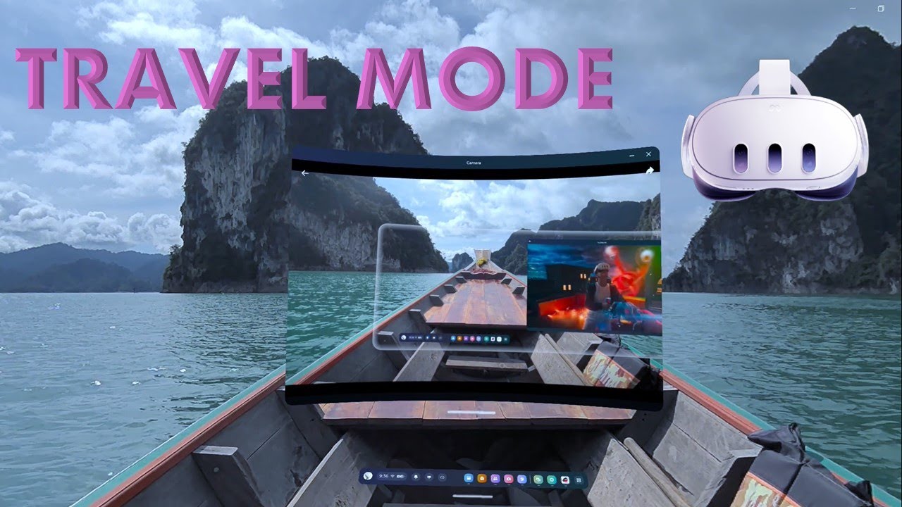 Meta Quest 3 Travel mode on boat and ship