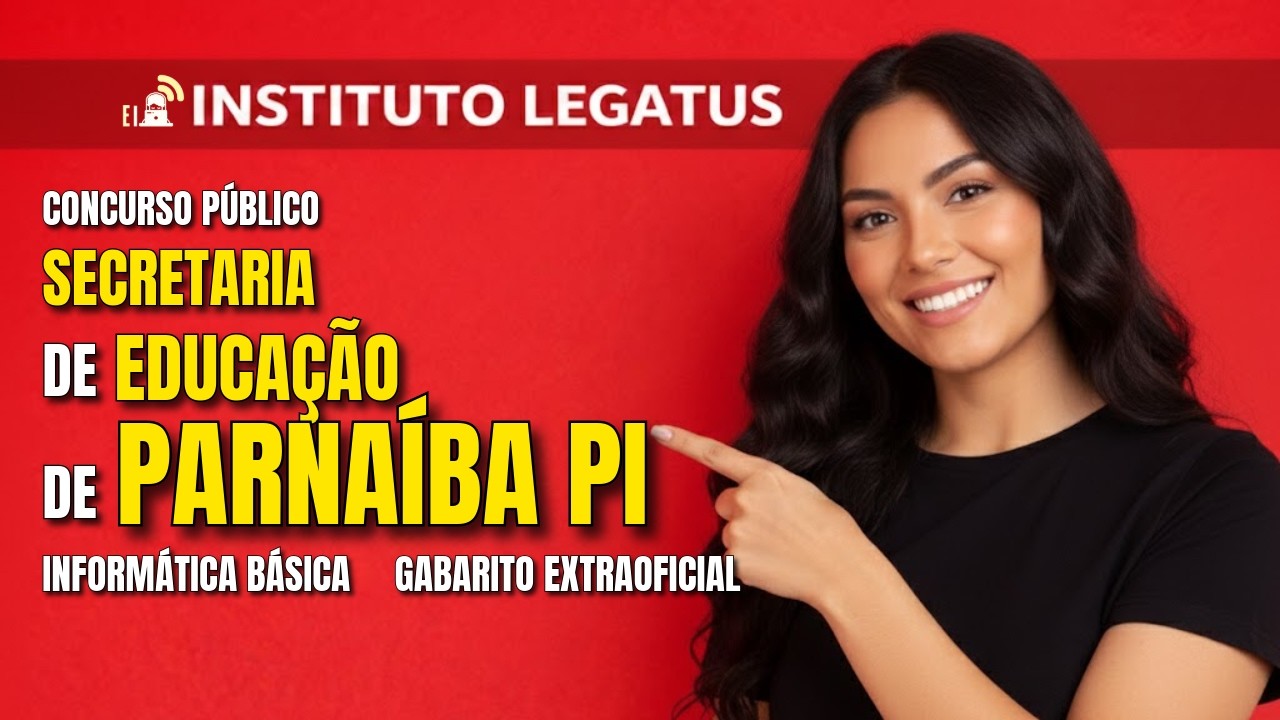 Instituto Legatus - questões para nível médio e superior (Água Branca-PI)