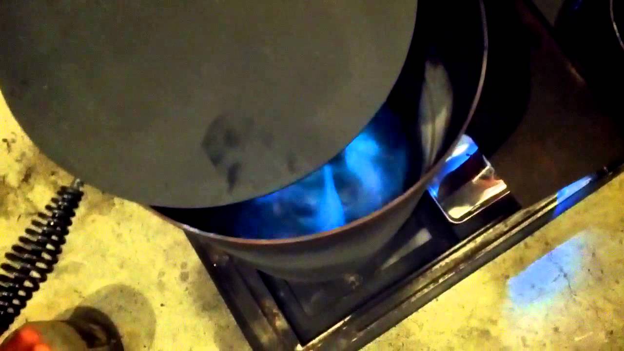 Quick start blue flame waste oil heater #wasteoilburner #廃油ストーブ #diy #economy #レストア #ガレージ #防災