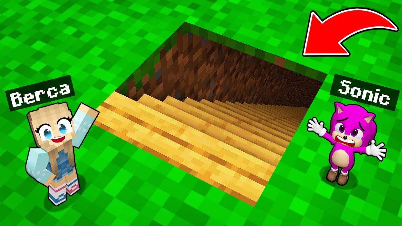 Gizli Merdivenin İ&ccedil;inde Ne Var? 😲 -Minecraft