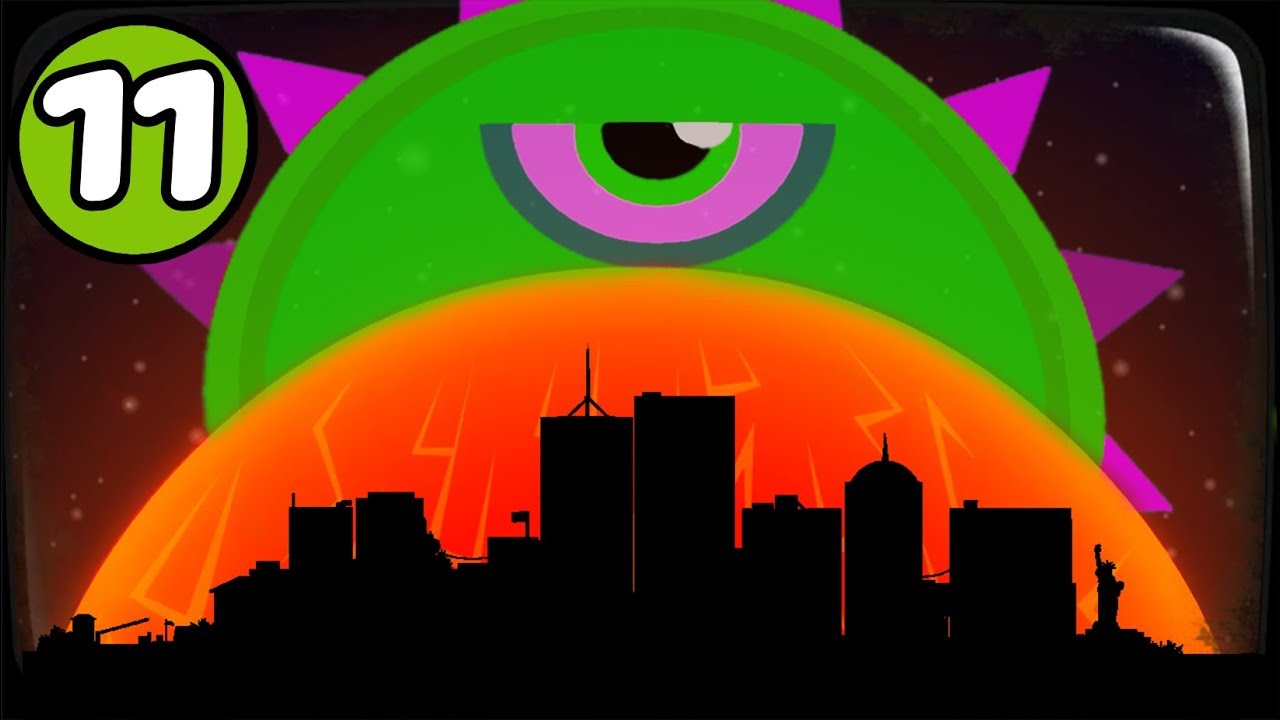 ЛИЗУН ГЛАЗАСТИК съел все вокруг игра Tales from Space Mutant Blobs Attack на канале Мистер Игрушкин