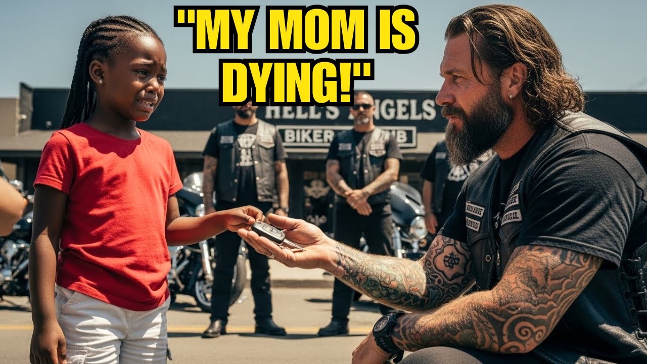 Little Girl Sold Father's Harley for Mom's Medicine  Hours Later, 250 Hells Angels Roared the Street