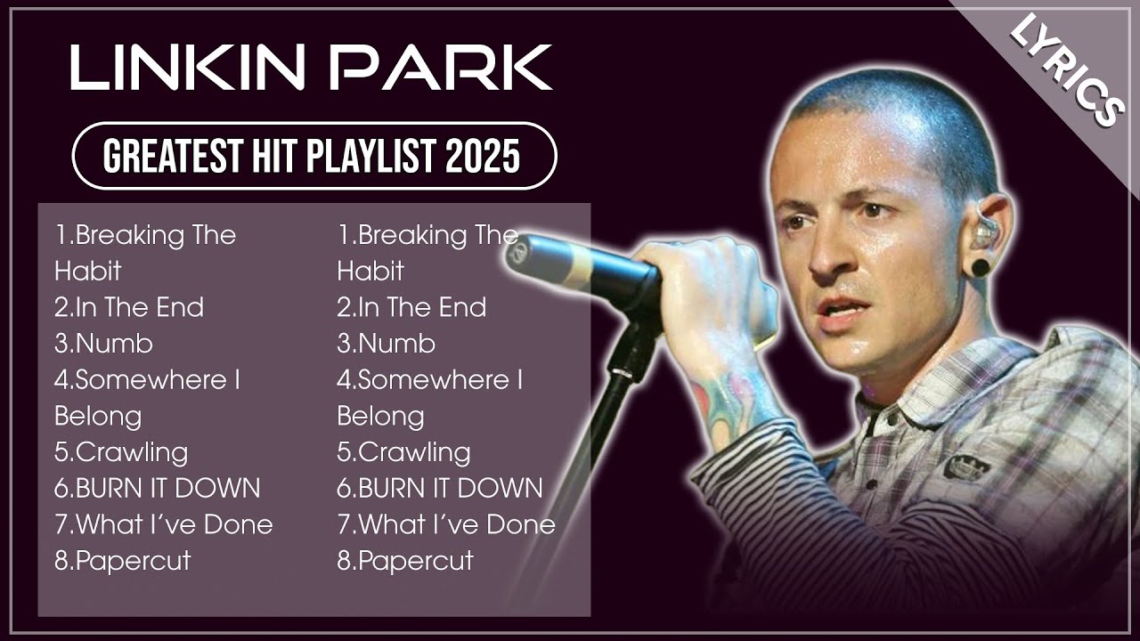Top 10 LINKIN PARK Songs | LINKIN PARK Best Songs Playlist | Popular English Music Playlist