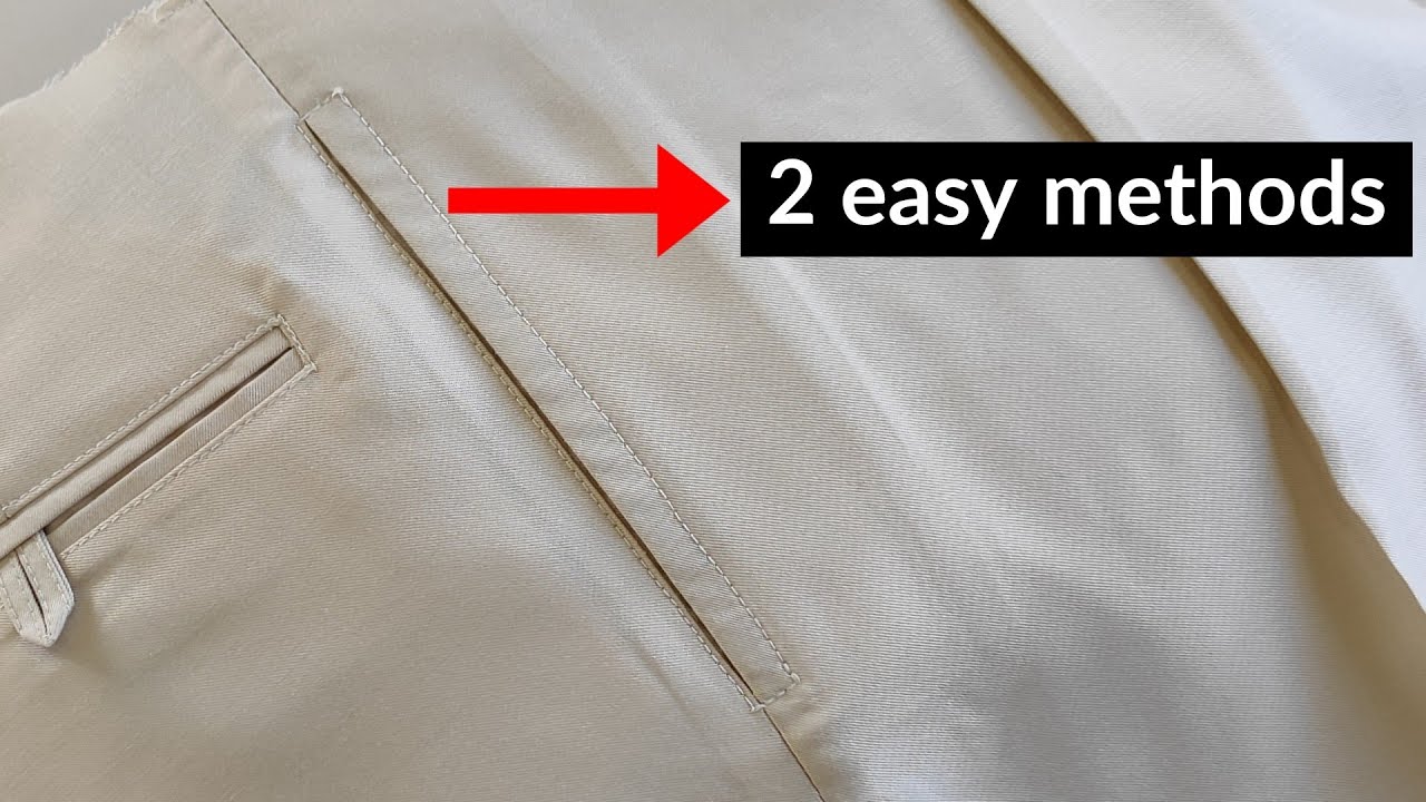 sew a pant state pocket 2 best methods // state pocket stitching 2 easy methods //