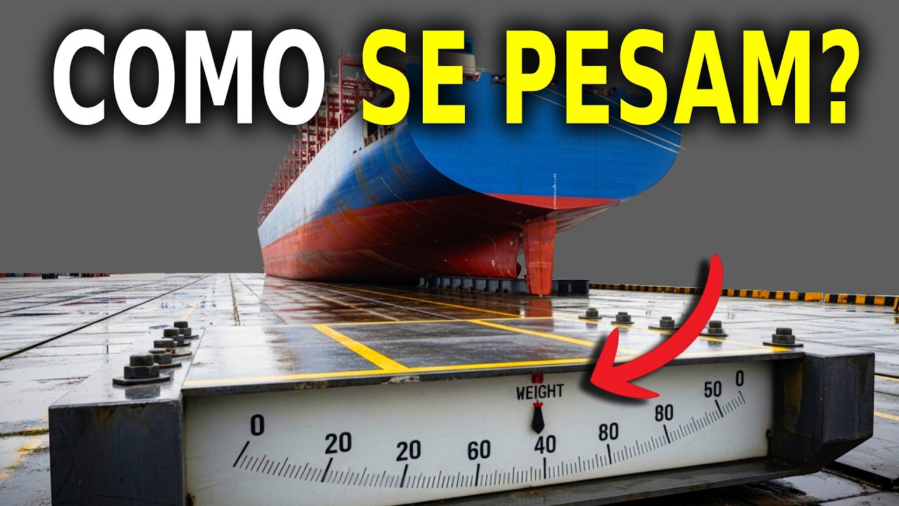 Assim SE PESAM os navios de MAIS de 200.000 TONELADAS