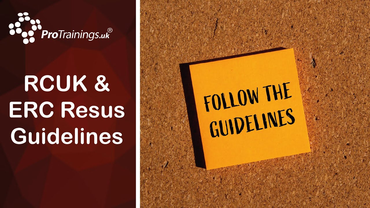 RCUK & ERC Resus Guidelines