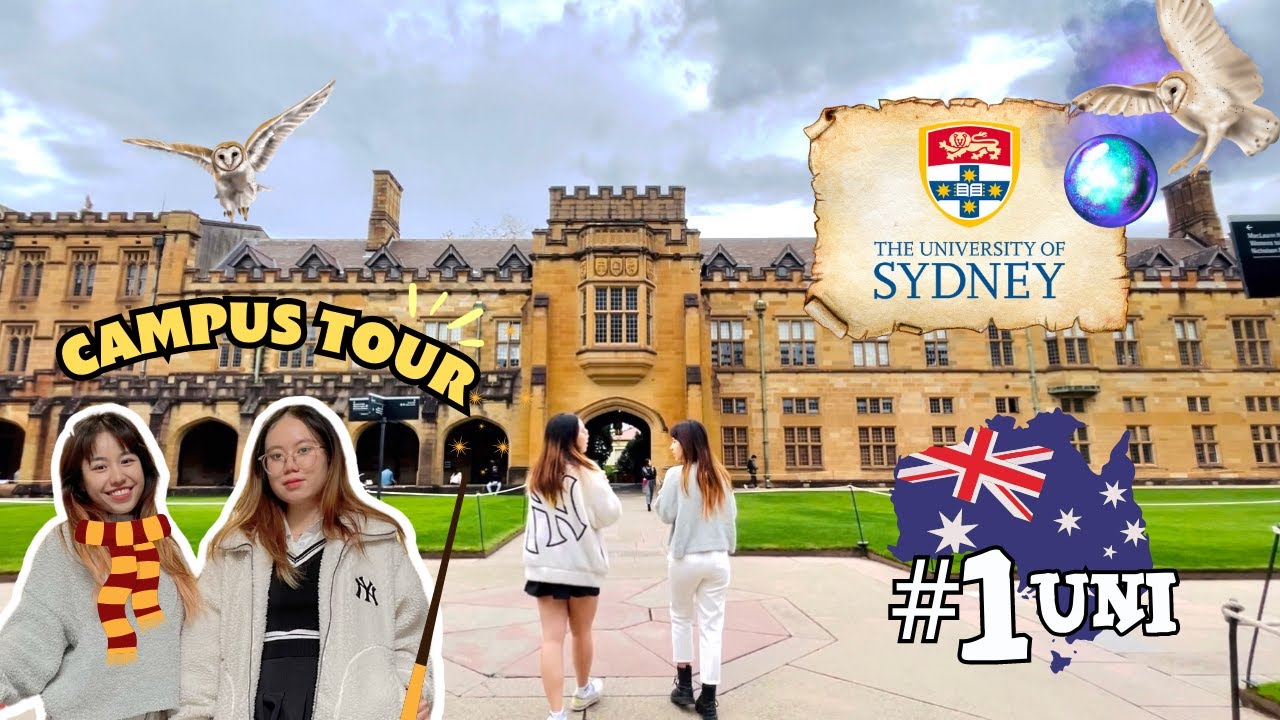 Du học Úc | LẦN ĐẦU Q&A TRONG TÒA LÂU ĐÀI DANH GIÁ NHẤT ÚC ❓🏰 UNIVERSITY OF SYDNEY campus tour #6