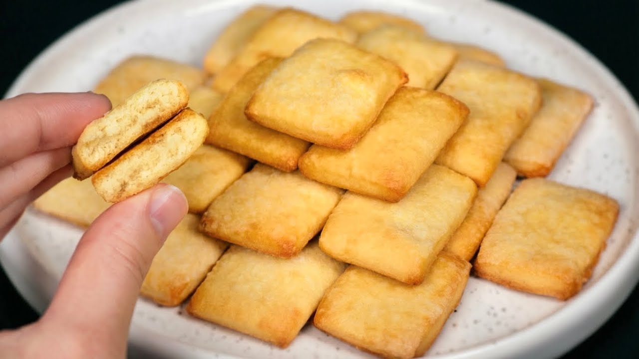 Этот печенье тает во рту! Рецепт печенья за 15 минут! Быстро, вкусно и просто!