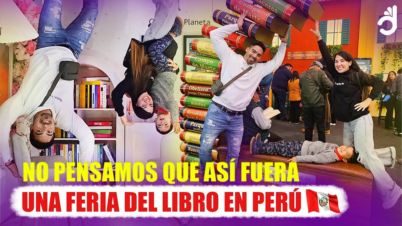 CUBANOS visitan FERIA del LIBRO en LIMA y quedan IMPRESIONADOS con las DIFERENCIAS