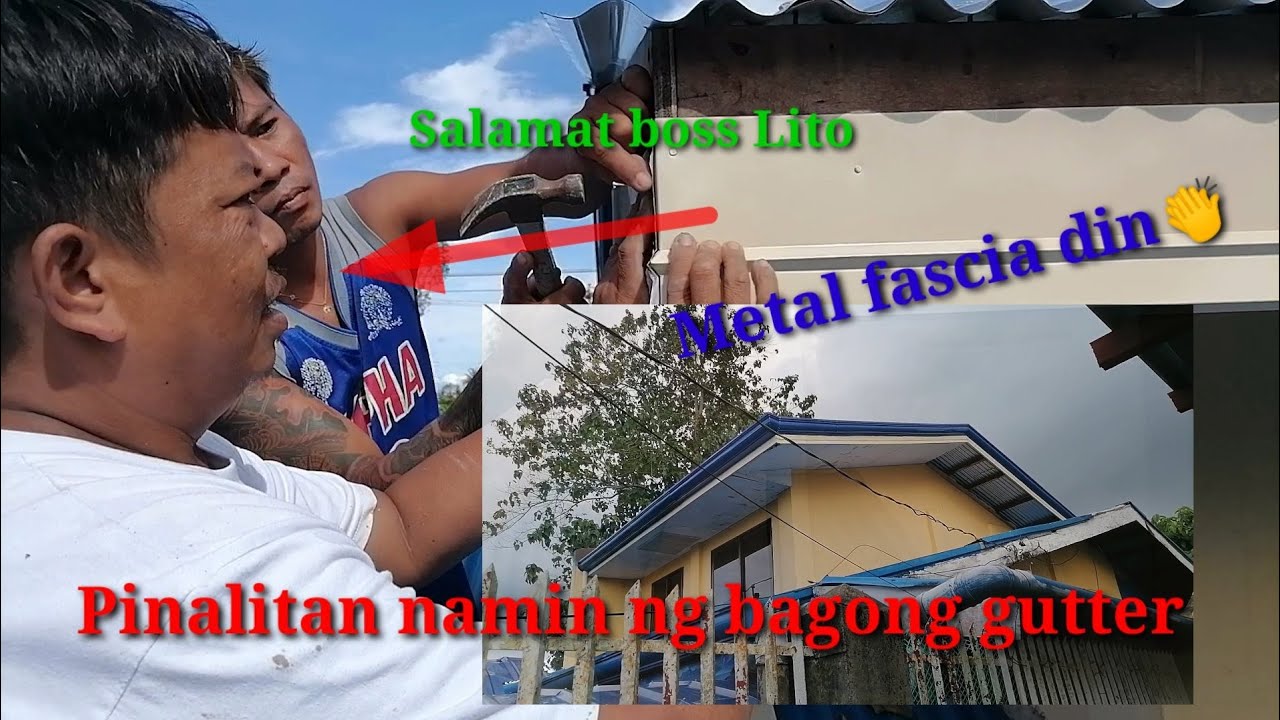 Day 2: Byaheng pakyawan- gutter repair and installation (clarin bohol)