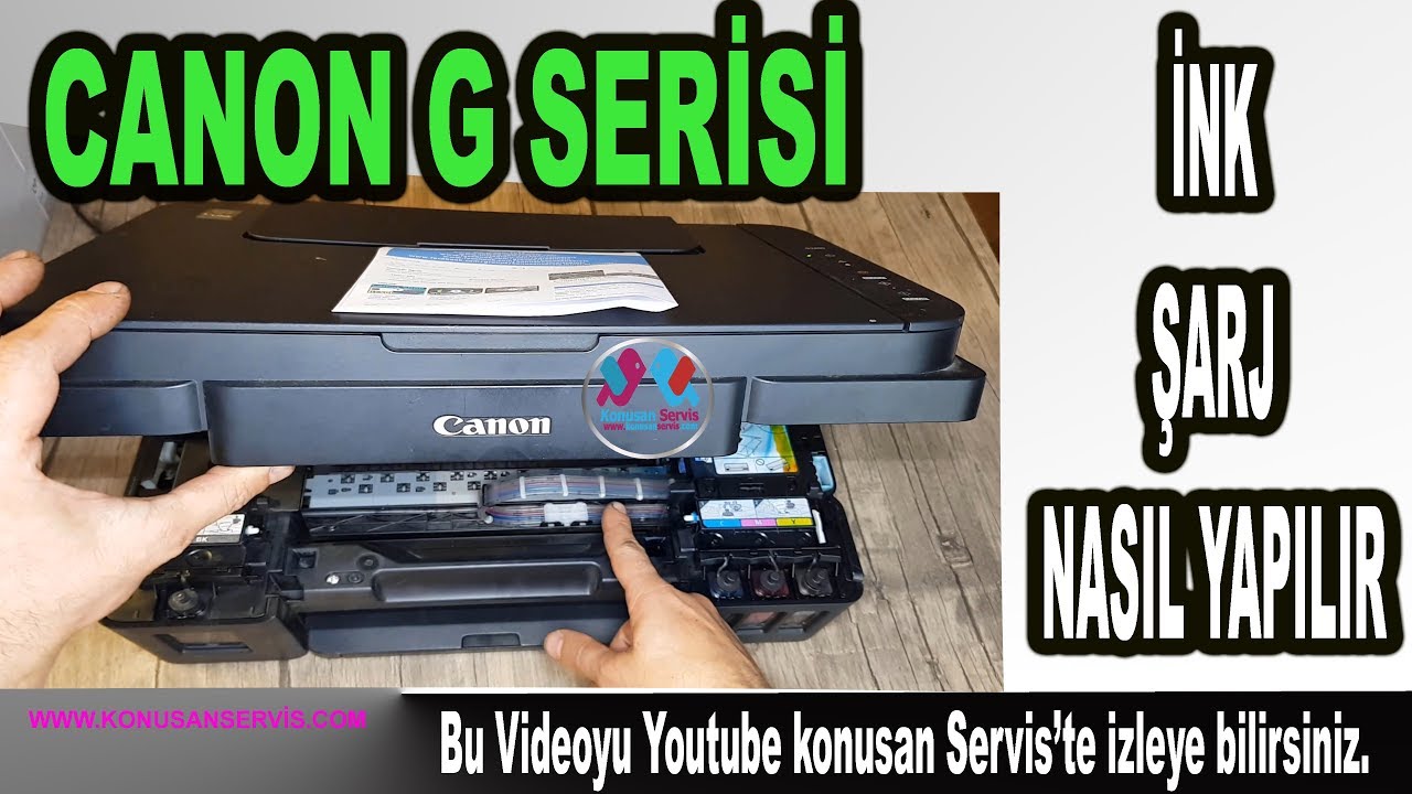 شلنگ شیلنگ سری G Canon | نحوه ساخت شارژ جوهر کانن B. 599.
