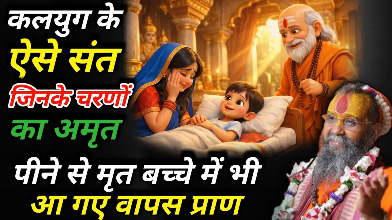 कलयुग के ऐसे संत जिनके चरणों का अमृत पीने से मृत बच्चे में भी आ गए वापस प्राण #rajendradasjimaharaj 