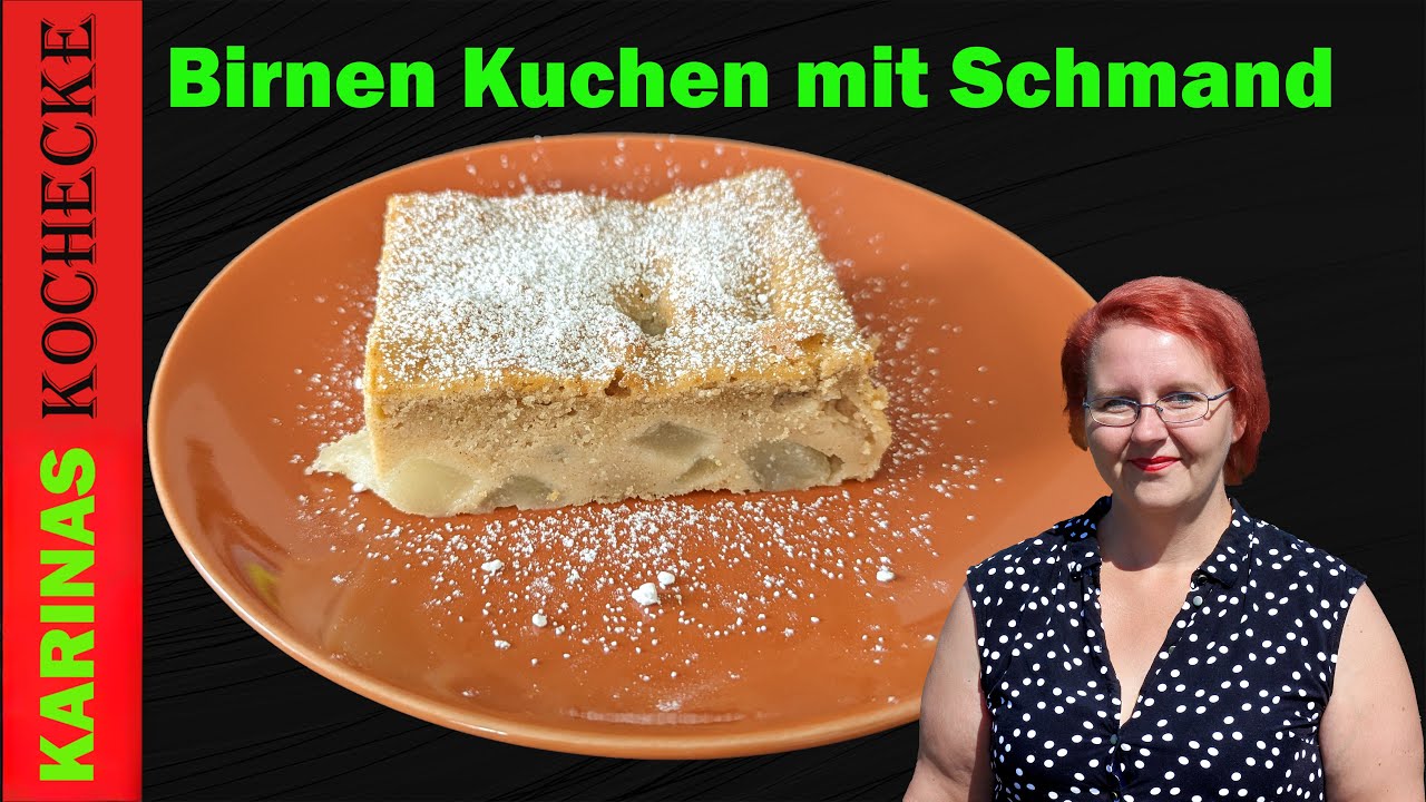 Feiner saftiger Birnenkuchen | Einaches schnelles Kuchen Rezept