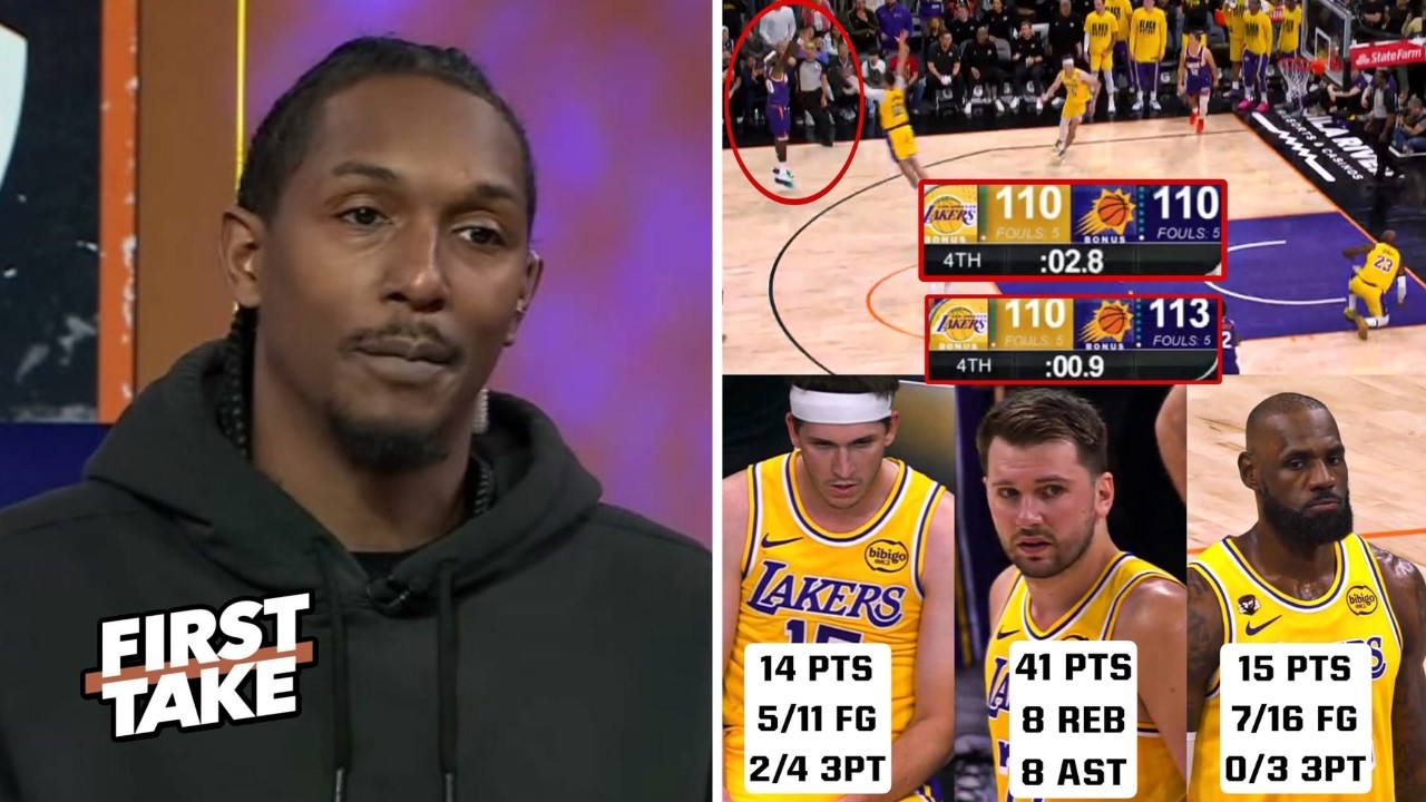 FIRST TAKE | LA owns WORST defense in the NBA - Lou Williams slams Lakers lost to Suns 113-110