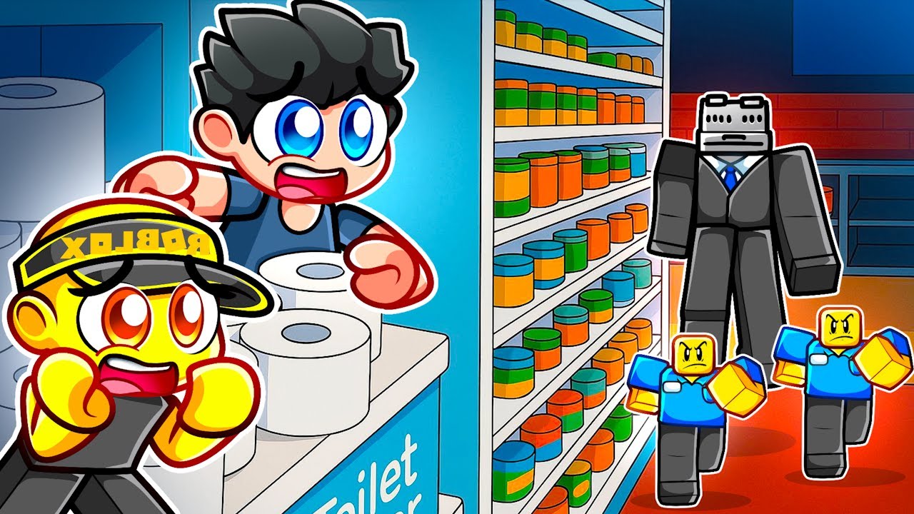 ROBLOX VC GANG SURVIVE OVERNIGHT IN A MEGA STORE