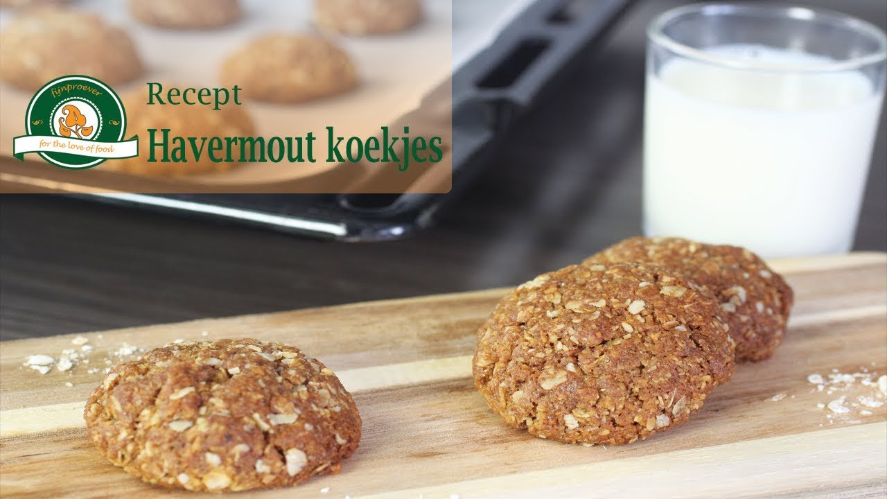 Recept havermoutkoekjes maken / bakken zonder ei