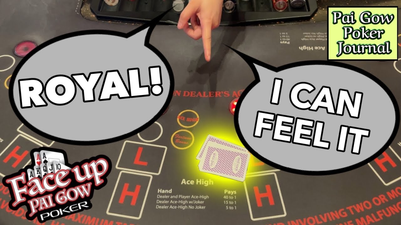 Dealer CALLS for a ROYAL! [Face-Up Pai Gow Poker, Tutorial, Liveplay]