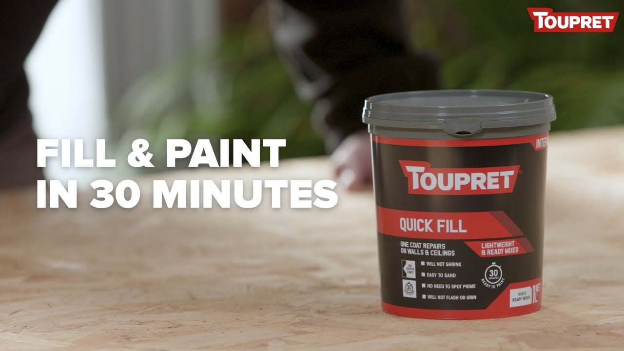 Fill & Paint in 30 Minutes | Toupret Quick Fill (Interior)