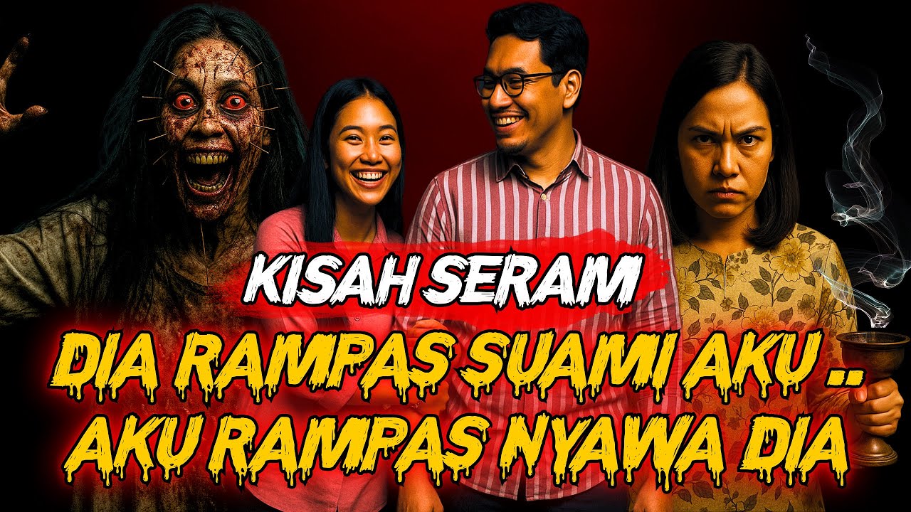 KISAH SERAM | SIHIR NASI KANGKANG DAN SANTAU PENYONDOL | PEMBALASAN ISTERI DIKHIANATI‼️(SARAWAK)