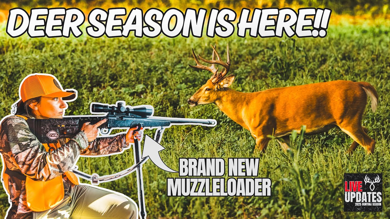 First Hunt of 2025! Early Season Muzzleloader Hunting in KANSAS!