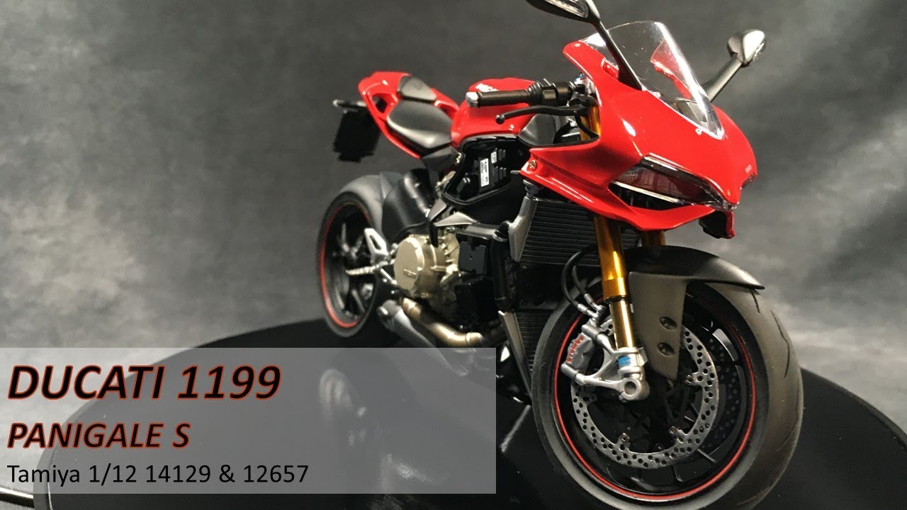 Ducati 1199 Panigale S Tamiya 1/12 14129 & 12657