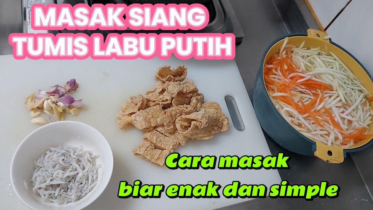 Cara Masak Labu putih ala Taiwan biar enak walau bumbu nya simple