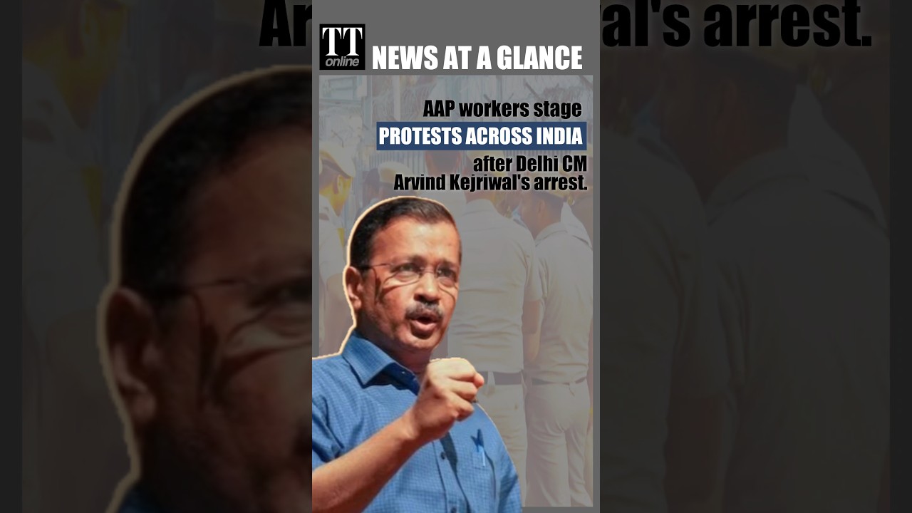Watch | AAP Workers Stage Nationwide Protests Against Kejriwal's Arrest #shorts