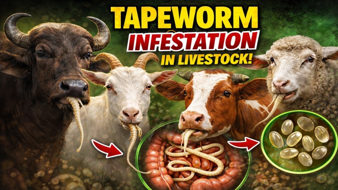 Tapeworm infestation in Livestock