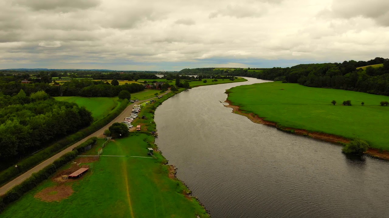The River Trent  Gunthorpe Nottingham