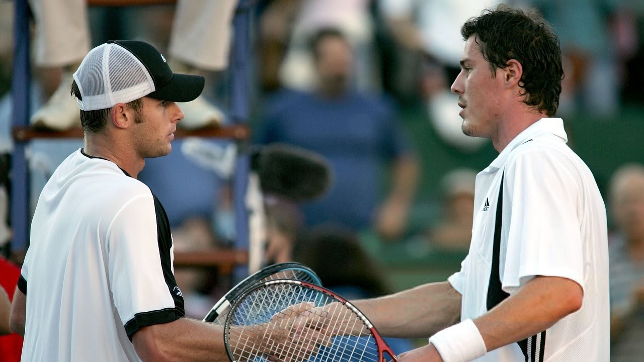 Andy Roddick vs Marat Safin 2004 YEC Houston RR Highlights