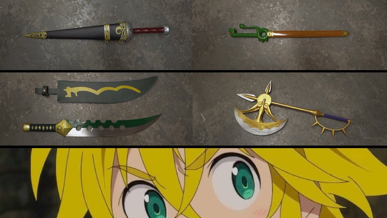 Real life 7 DEADLY SINS weapons!