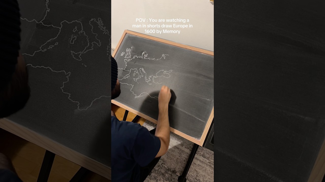 Drawing Europe in 1600 From Memory