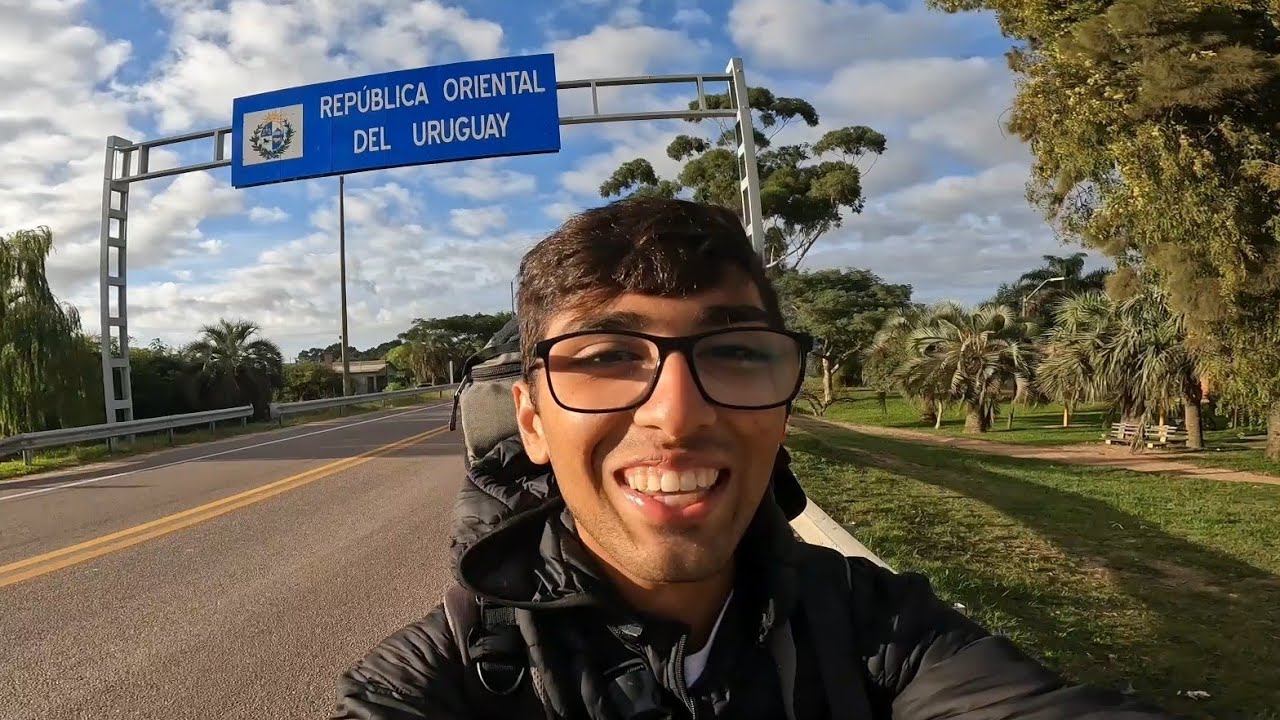 EP13 Entrei a pé no Uruguai  (Mochilando)