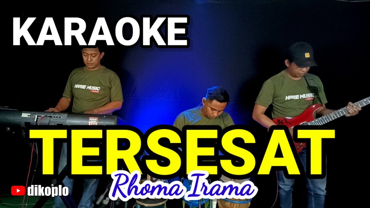 KARAOKE - TERSESAT (RHOMA IRAMA) • VERSI KOPLO RASA ORKES • NADA COWOK