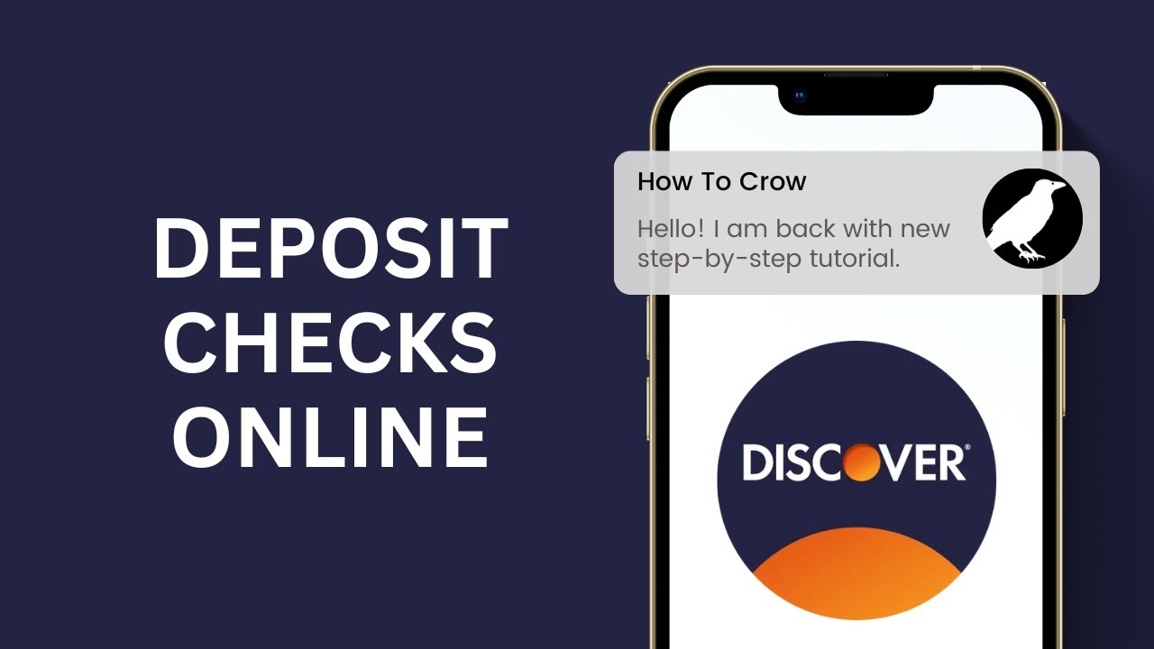 How to Deposit a Check Online with Discover Bank