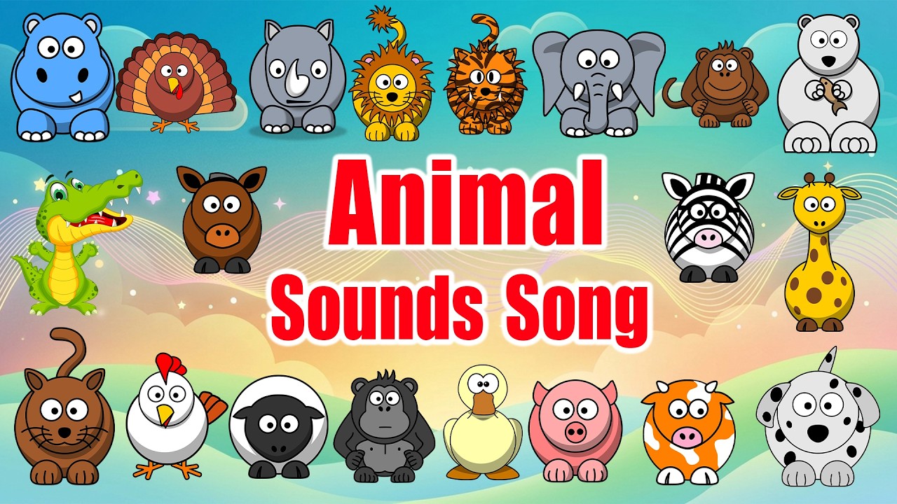 Animal Sounds Song 0038 | Nursery Rhymes for Babies | LittleKidsTV 