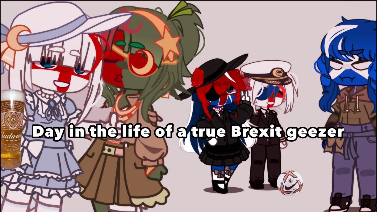 Day in the life of a true brexit geezer 😁||Countryhumans||
